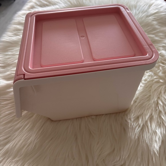 Pink Stackable Storage Box - Home Organization GUC - Picture 5 of 6
